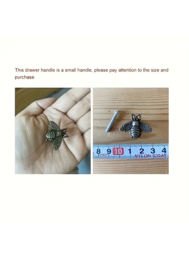 12pcs Vintage Bee Cabinet Pulls Zinc Alloy Drawer Handles Honeycomb Style Hardware - Image 4